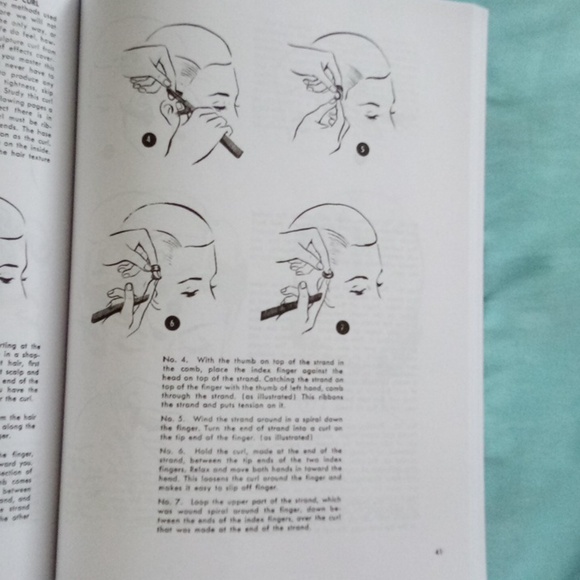 MYSTERY OF HAIRSTYLING Vintage Cutting, Finger Waving... 1950's Retro Styles - Picture 15 of 16